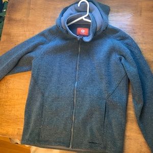 Merrell select regulate fleece lined wool zip up sweater